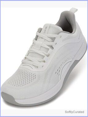Wide Toe Box Zero Drop Road Running Shoe - Lace Up Athletic Sneakers